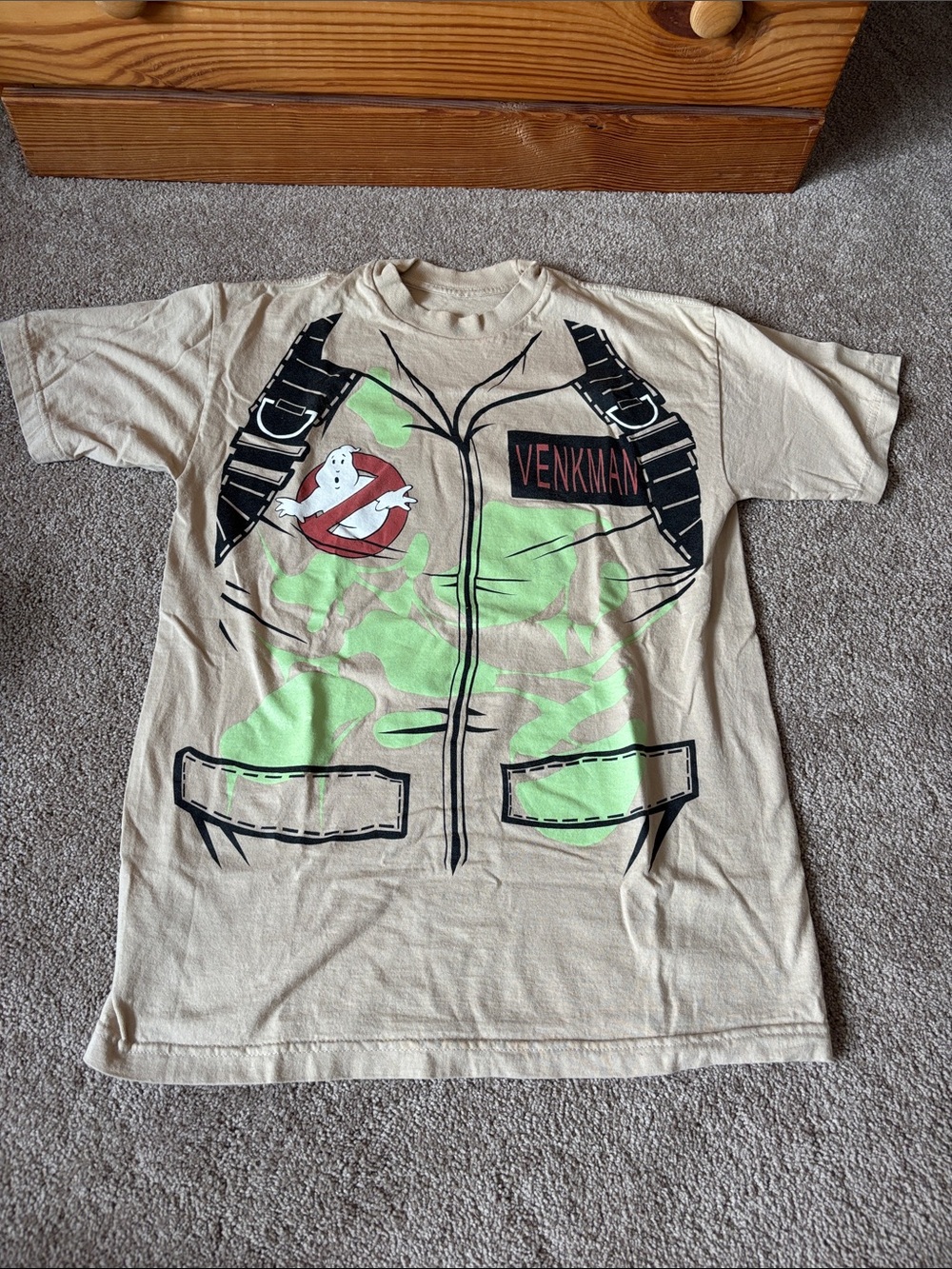 Ghostbusters Venkman Graphic Tee - Glow in The Dark Men’s Small/Medium